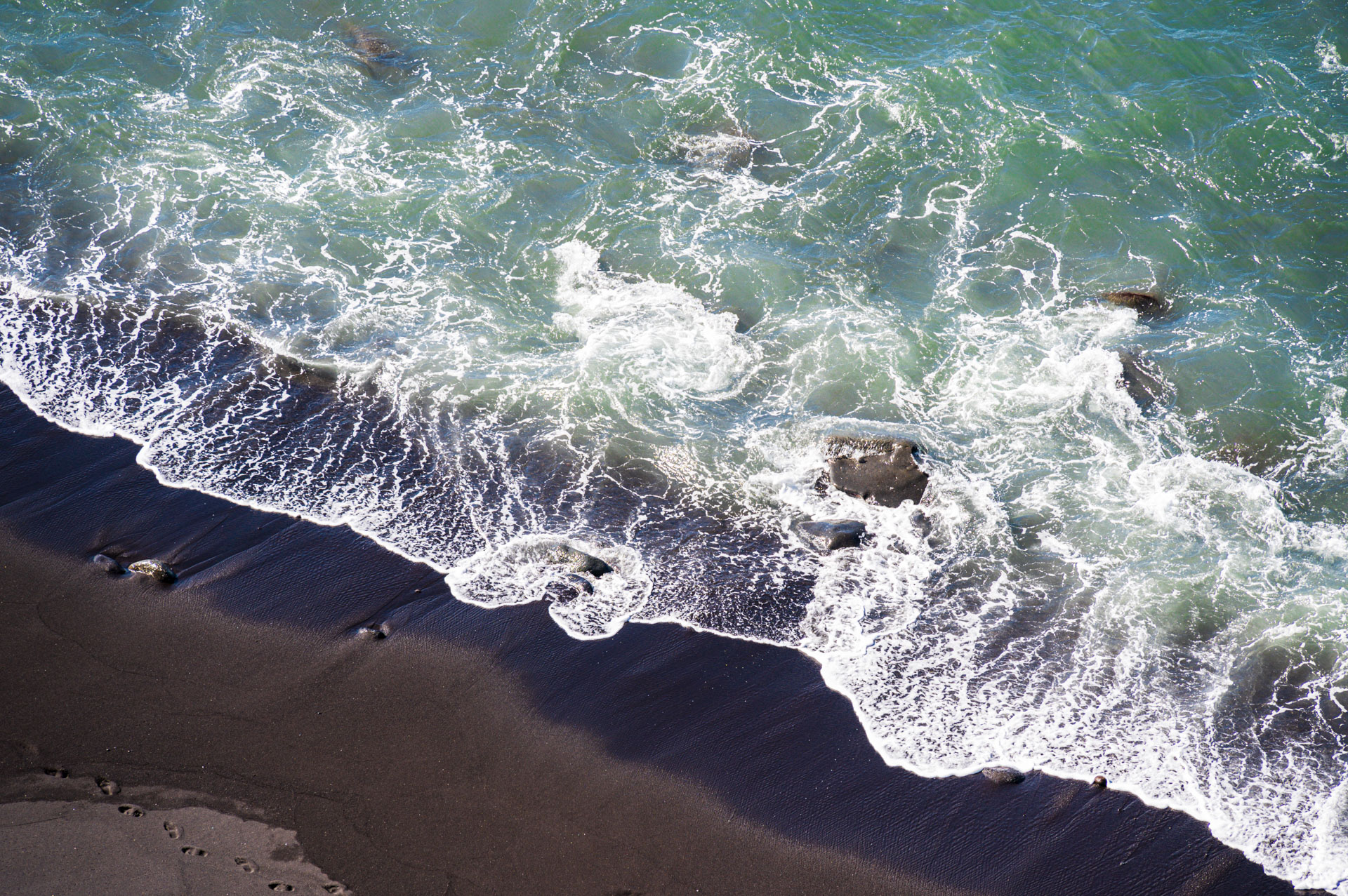 Welle am Strand