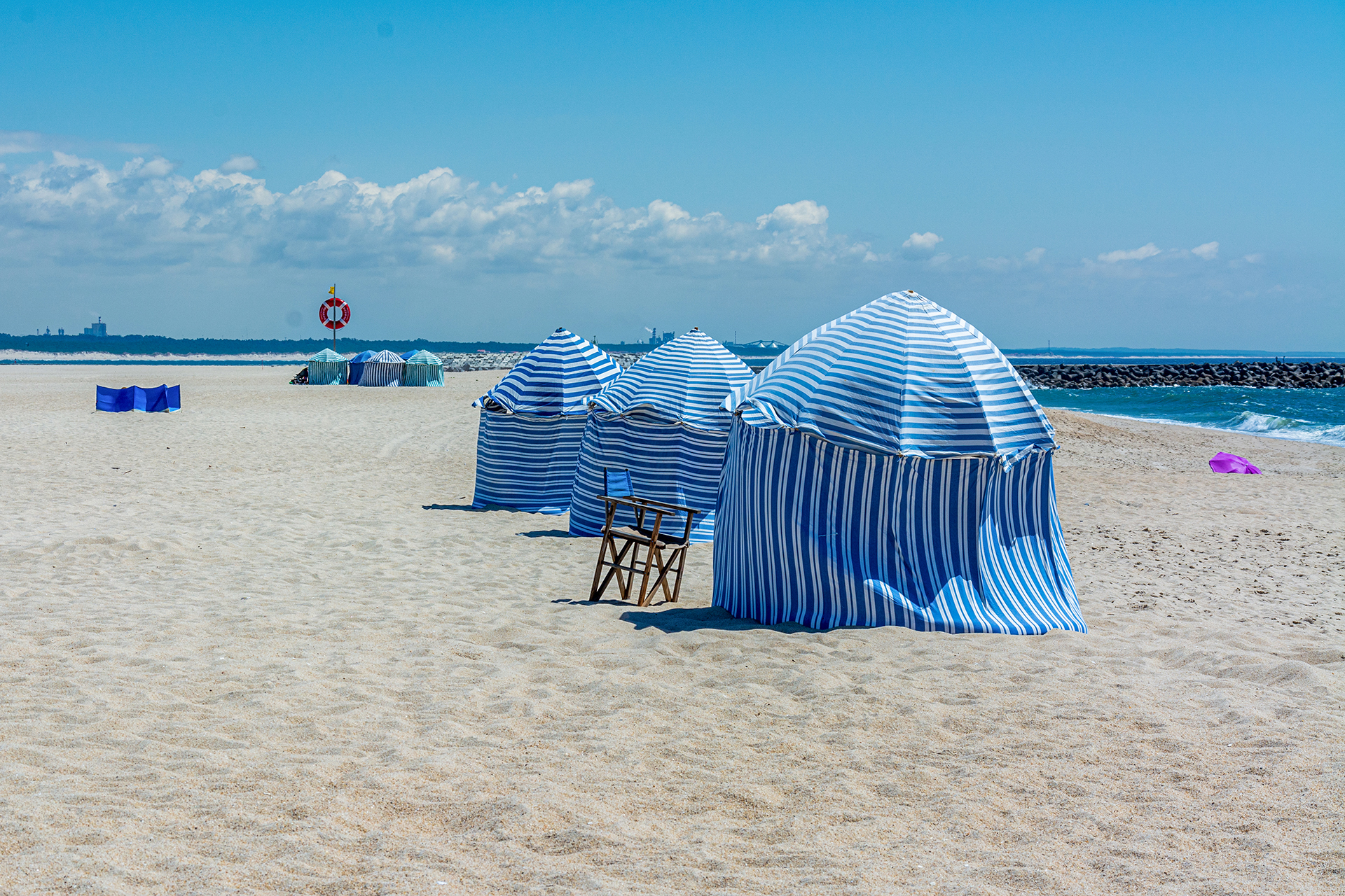 Zelte am Strand