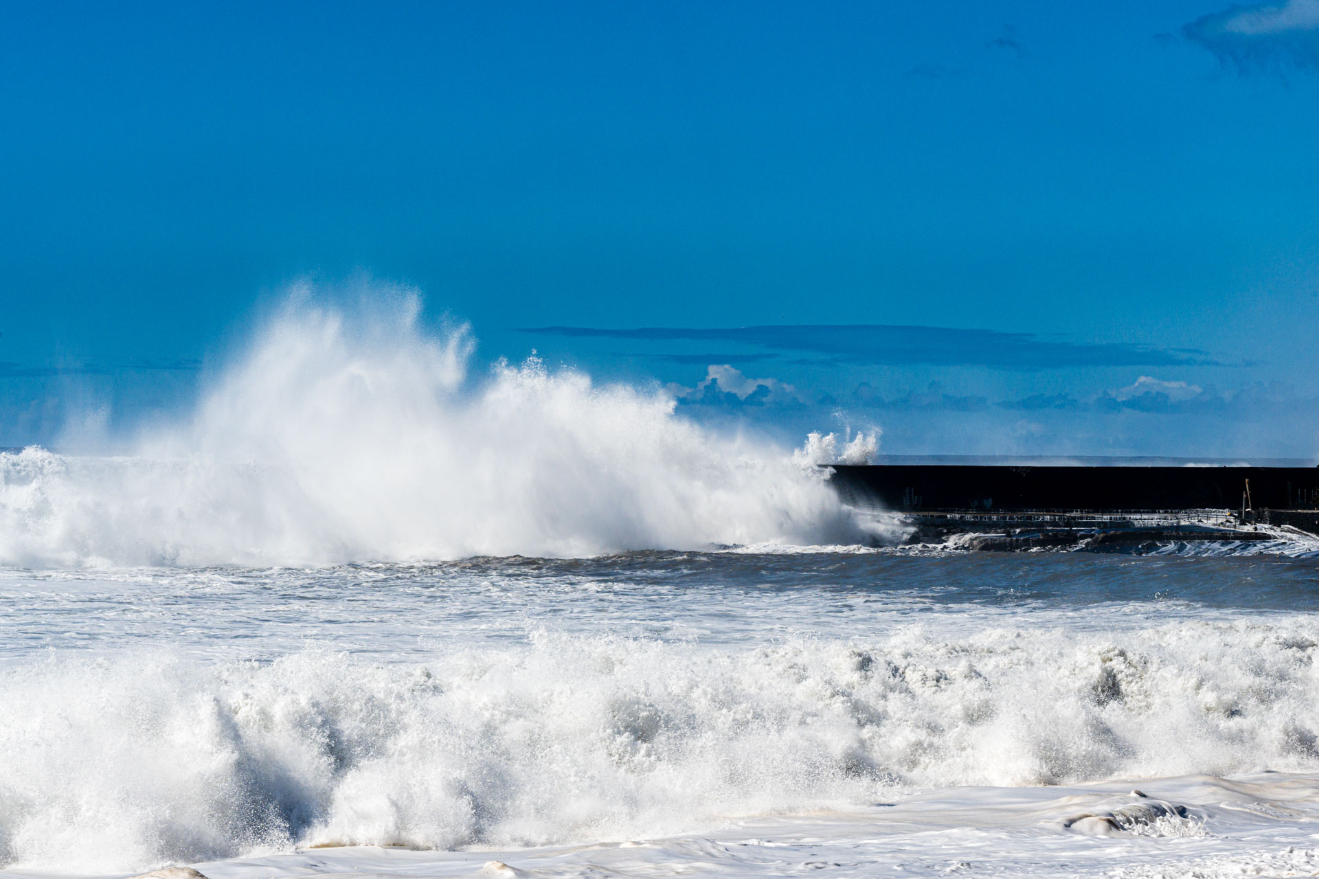 Welle in der Bucht