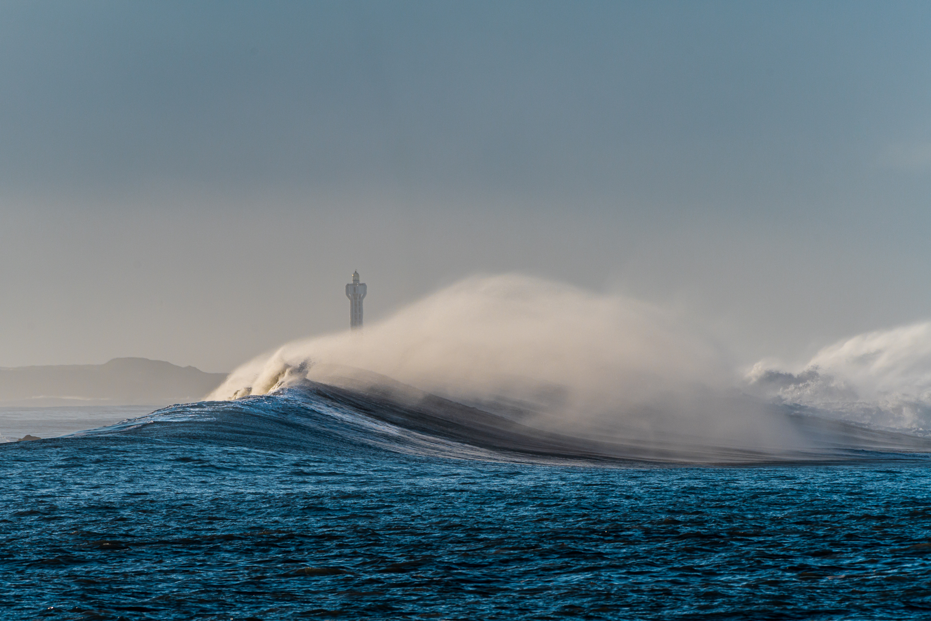 Sturm am Leuchtturm